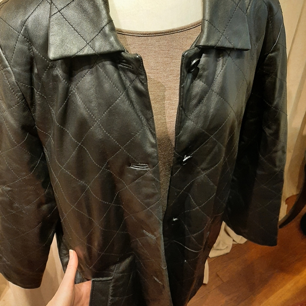 Modern Essentials leather jacket - Picture 4 of 7